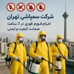 شرکت سمپاشی در تهران| خدمات سمپاشی سوسک در منازل و اداره